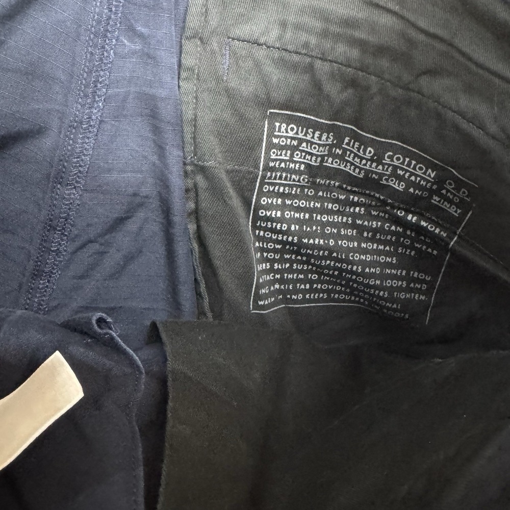 NWT Polo Ralph Lauren Navy Blue Cargo Utility Pants Men's Sz 34x30 Cinch - Picture 10 of 16